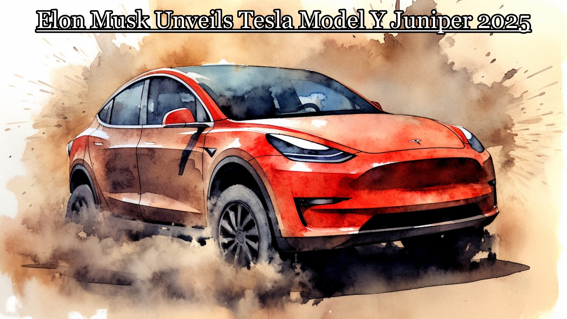 Elon Musk Unveils Tesla Model Y Juniper 2025