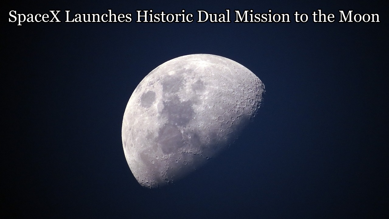 SpaceX Launches Historic Dual Mission to the Moon